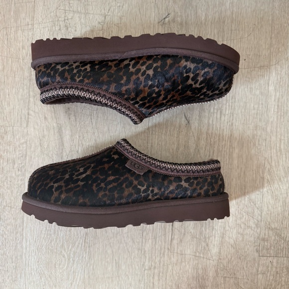 UGG Shoes - UGG Wmns Tasman Caspian Slipper ‘Burnt Cedar Cheetah’ 1158350-BCDR Size 8 NEW